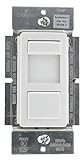 Leviton IPX06-70Z IllumaTech 600VA 277VAC Preset Mark 10 Powerline Fluorescent Slide Dimmer, Single 