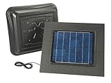Broan 345RSOWW Remote Mount Solar Powered Attic Ventilator, 28-Watt, Weathered Wood by Broan