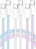 Senetem USB C ケーブル タイプc【2m+2m+2m 3本】USB-C to USBC 60W急速充電 PD対応 高速データ転送 高耐久コード iPhone 17/16/15・MacBook・iPad Pro/Air・Samsung Galaxy・Xperia・Pixel・イヤホン等Type-C機種対応
