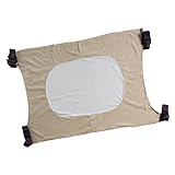 Baoblaze 全6色　折りたたみハンモック　ベビーベッド　ハンモック　 - コーヒー