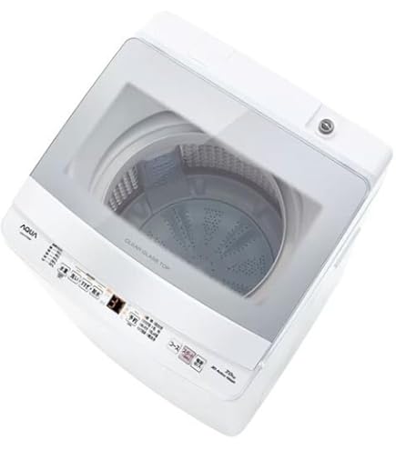 Amazon | AQUA AQW-V9R-W ホワイト [全自動洗濯機 (9.0kg