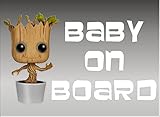 Groot Baby On Board、デカール、ビニール、ステッカー、グラフィック