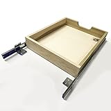 キャビネットボックス、Poplar木製引き出しボックスwithソフト閉じるスライドとブラケット Width: 22" DRWRbox-MD5-WD/Poplar-22W24D3H-3/4T