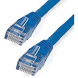 StarTech.com Cat6対応LANケーブル 30.4m カテゴリ6対応イーサネットケーブル モールド処理済みRJ45コネクタ ブルー C6PATCH100BL