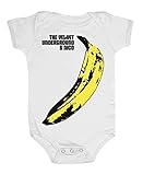 Velvet Underground ヴェルヴェット・アンダーグラウンド ロンパース Banana 白 正規品 ロックTシャツ関連 (12-18m)
