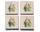 レトロ デザインタイル パプリカ ４枚セット 限定品