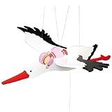 Goki Stork with Pink Baby Mobile by Gollnest & Kiesel KG [並行輸入品]