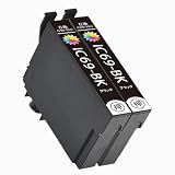 エプソン用 IC69 互換インクカートリッジ IC4CL69 4CL【BK-ブラック 2本セット】大容量 対応機種:PX-045A PX-046A PX-047A PX-105 PX-405A PX-435A PX-436A PX-437A PX-505F PX-535F プリンター