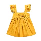 (プタス)Putars ベイビー服 子供服 女の子 ワンピース ドレス ノースリーブ フリル袖 蝶結び 可愛い オシャレ プリンセス 通園 発表会 旅行 誕生日 記念日 プレゼント 6-24ヶ月