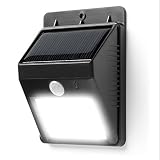 IFLYING 8 LEDソーラー充電モーションセンサー　ウォールライト　防水　強力な壁掛けライト　屋外　ガーデン　パス　風景ランプ　アウトドア