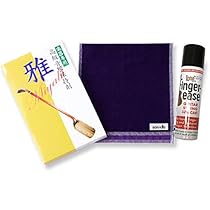 Amazon | 三味線お手入れセット (つや布巾 藤色) | 三味線