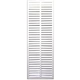 ルーバーラティス （木製・ホワイト）1800×600mm 目隠しフェンス DIY 園芸 ガーデニング 旭興進株式会社 JJ PROHOME