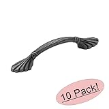Amerock bp1333-wi錬鉄キャビネットハードウェアハンドルプル – 3 "穴中心 – 10パック