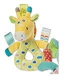 Mary Meyer Baby Girl Boy Taggies Pretty Prints 6インチRattle イエロー 40220