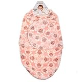 Blankets and Beyond Lovely Soft Decorated Owl Printed Swaddle Bag Pink for Baby Girl [並行輸入品]