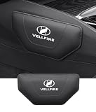 ヴェルファイア アクセサリー 車用 膝パッド ニーパッド 足 肘 クッション VELLFIRE ヴェルファイア 20系 30系 40系 専用 グッズ 車のセンターコンソールに貼り付ける 抗疲労 休憩 レザー製+メモリーコットンコア 車 ガジェット 車載便利グッズ 内装パーツ カー用品 1個 (ブラック)