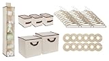 Delta Children 48 Piece Nursery Storage Set, Beige by Delta