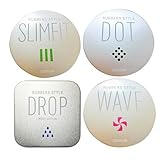 【003. 5P / スパイラル. 5P /つぶつぶ. 5P / DROP ローション. 4P 4缶セット】コンドーム ラバーズスタイル 天然 ゴム ラテックス+ローションセット