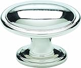 Atlas Homewares 316-CH Austen Chrome 1.34-Inch Oval Knob [並行輸入品]
