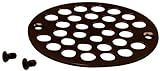 Westbrass D3192-12 Plastic Oddities 4-Inch Shower Strainer, Oil Rubbed Bronze by Westbrass