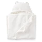 Carter's Hooded Plush Blanket (Offwhite) by Carter's
