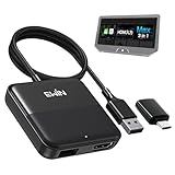 【新型】EWIN 3IN1 Car TV Mate Max カーメディアアダプター HDMIマルチメディアアダプター カーテレビメイト ワイヤレスcarplay ワイヤレスAndoriod Auto ゲームコンソール Fire TV スティック 地デジチューナーをなど接続可能 有線CarPlay搭載車対応 iPhone/Androidスマホ対応 技適取得済