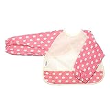 キャトル･セゾンオリジナル ベビーお食事エプロン ボンヌ ピンク