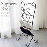 スリッパラック スチール製 4段/幅30cm 『Del Sol』 軽量タイプ 【完成品】