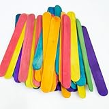 300本木製 アイススティック, BetterJonny 11 cm天然木細工スティックロングアイスクリームスティック家庭学校芸術ワックススティック工芸ガーデンラベル授業用品 [並行輸入品]