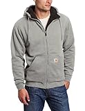 Carhartt メンズ コリンストン 起毛フリースシェルパ裏地のスエットシャツ US サイズ: Large カラー: グレイ