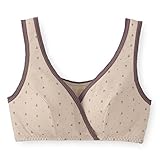 授乳対応選べるクロスオープンハーフトップ　　ベージュ（イカリ）　サイズ:マタニティL