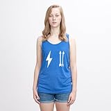 ユニセックスMen and Women Thunder UpタンクシャツOKC Oklahoma City Adult True Royal Triblend by Shop Good