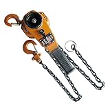 レバーブロック レバーホイスト 1500kg 1.5t クレーン チェーンブロック ウインチ トラックの荷締めに 倉庫ガレージに