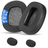 YunYiYi G935 イヤーパッド 冷却ジェル 交換用パッド Logitech G935 G933 G930 G933S G633S G635 G533 G430 G433 ゲーミングヘッドセットイヤーパッド G332 G230 G231 G22用 33 ヘッドセット修理 パーツ。