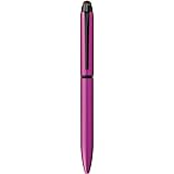 三菱鉛筆 3色ボールペン&タッチペン ジェットストリームスタイラス 回転繰り出し式 0.5 ピンク 書きやすい SXE3T18005P13