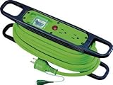 [3272605]日動　ハンドリール　１００Ｖ　３芯×１０ｍ　緑　アース漏電しゃ断器付 HREB102G