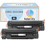 【InkCity】 Canon(キャノン) 用CRG-303/CRG-304共通 互換トナーカートリッジ【ブラック×2本】（大容量タイプ 安心サポート） 対応機種MFC-J6910CDW、MFC-J6510DW、MFC-J955DN、MFC-J860DN、MFC-J810DN、MFC-J710D、MFC-J705D、DCP-J925N、DCP-J740N