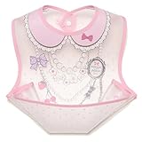 ネックレスデザインお食事スタイ ピンク F