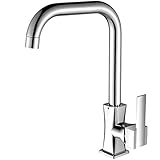 キッチン蛇口の洗面器の蛇口シングル冷水タンクの蛇口全体の銅ボディのボディ回転可能な蛇口