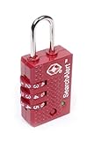 Sesamee k7470 3ダイヤルリセット可能組み合わせTSA承認ロック旅行ロックインジケータ付き 1 Pack K7470-PRD 1