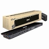 Club3D USB 3.2 Gen1 Type C トリプル ディスプレイ DP1.4 Alt mode HDMI/DisplayPort/VGA スマート PD3.0 100W チャージング ドッキングステーション (CSV-1565)