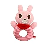 MIKIHOUSE HOTBISCUITS（ミキハウスホットビスケッツ）キャラクター やわらかラトル(ソフトトイ) ---,ピンク