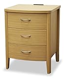 東海家具 ナイトテーブル エレナ 引出しタイプ ナチュラル色