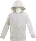 (ポッケポッシュ)Pokke Poche 日本製 ベビーキッズ 子供用UVパーカー 【2016-0027】120cm ライトグレー