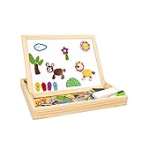 積み木　両面描画　マグネット　絵かきボード 　ホワイトボード　黒板　知育玩具　子供　女の子　男の子　三歳　早期開発　組み合わせ　プレゼント　面白い　かわいい　落書き