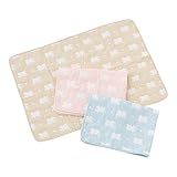 (チャックル) chuckle 6層ガーゼくまちゃん　ミニブランケット【50cm×70cm】　ベージュ　P9907-00-50