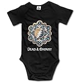 面白い ベビー バンド デッド カンパニー Tシャツ カジュアル Black Size 24 Months