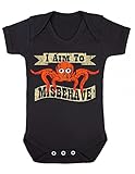 BullshirtのI AimをMisbehave Babygrow カラー: ブラック