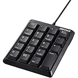 BUFFALO(バッファロー） BSTK118BK 有線コンパクトテンキーボード [スタンダード/ブラック] BSTK118シリーズ