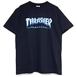 TH81226 Tシャツ THRASHER アイスロゴ (BLACK, M)